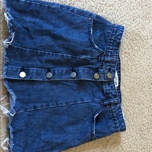 Jean skirt